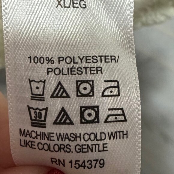 Aeropostale Pointelle Knit Cardigan Sweater Cream White Button V-Neck XL NWT - Picture 7 of 7